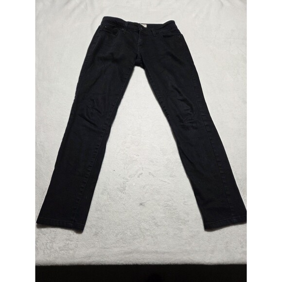 Levi’s 531 Skinny Jeans Womens Tag Size 0 S/C Black Low Rise Denim - Picture 1 of 13